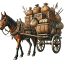 Bing Copilot Karren mit Pferd.png