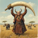 KREA.AI Elefant, Stoßzähne.jpeg