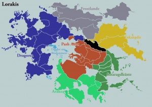 Die Subkontinente von Lorakis